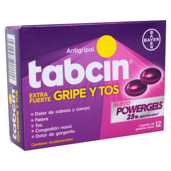 Tabcin gripe y tos líquid gels CJ -60