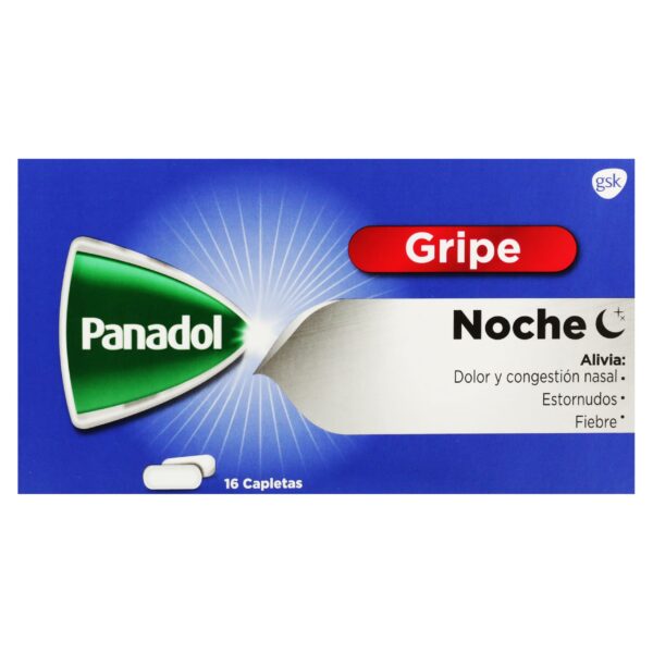 Panadol gripe noche CJ 52 tabletas