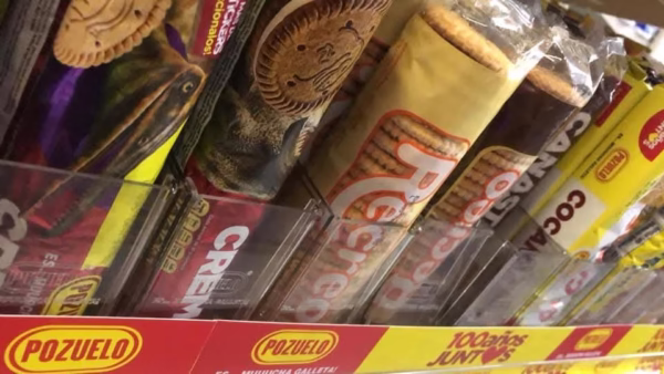 Galletas Pozuelo en Tubo