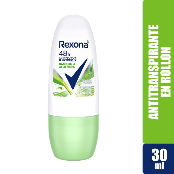 DESODORANTE REXONA ROLL-ON MUJER COMPACT/MINIBAMBOO 30ML